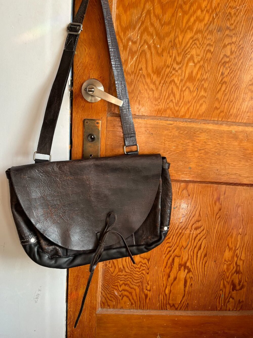 Large Free People Leather Bag